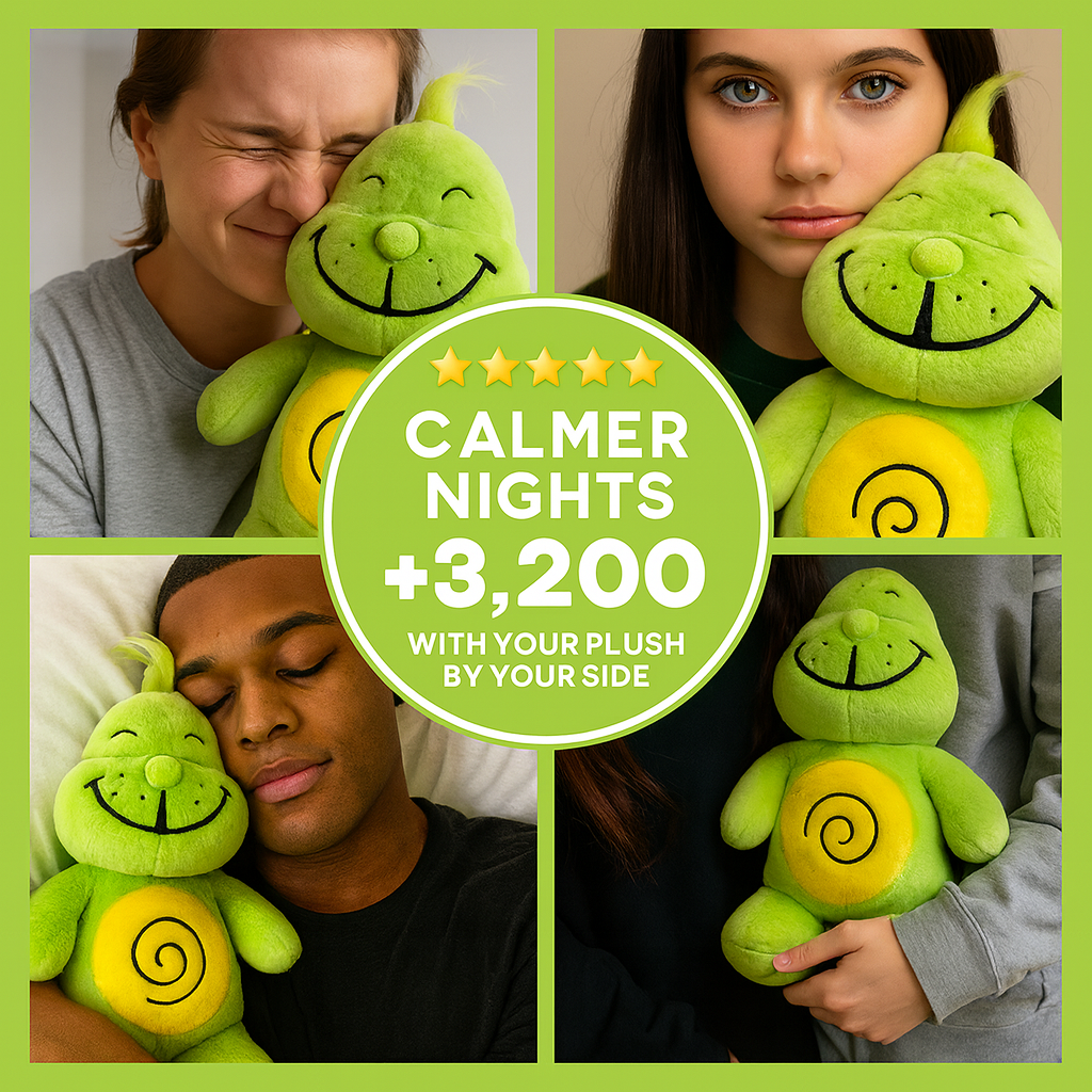 💚 Grinchy Breathing Plush – Calming Sleep Buddy