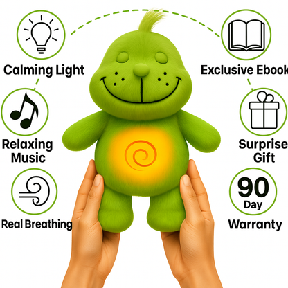 💚 Grinchy Breathing Plush – Calming Sleep Buddy