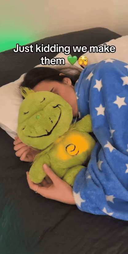 💚 Grinchy Breathing Plush – Calming Sleep Buddy